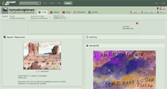 Desktop Screenshot of mymysticnightmare.deviantart.com