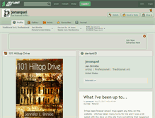 Tablet Screenshot of jensequel.deviantart.com