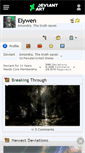 Mobile Screenshot of elywen.deviantart.com