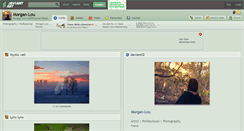 Desktop Screenshot of morgan-lou.deviantart.com