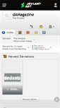 Mobile Screenshot of damagazine.deviantart.com