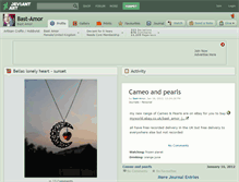 Tablet Screenshot of bast-amor.deviantart.com