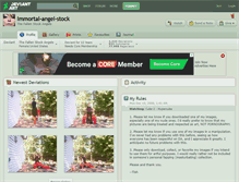 Tablet Screenshot of immortal-angel-stock.deviantart.com