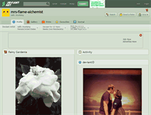 Tablet Screenshot of mrs-flame-alchemist.deviantart.com