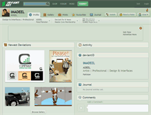 Tablet Screenshot of imadeel.deviantart.com