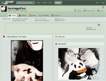 Tablet Screenshot of marymaggotface.deviantart.com
