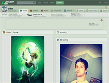 Tablet Screenshot of d4m.deviantart.com