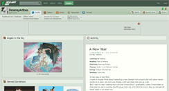 Desktop Screenshot of deserayarthus.deviantart.com