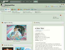 Tablet Screenshot of deserayarthus.deviantart.com