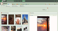 Desktop Screenshot of kataania.deviantart.com