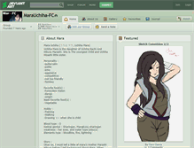 Tablet Screenshot of marauchiha-fc.deviantart.com