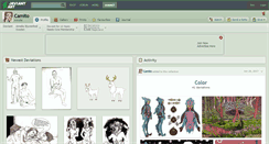 Desktop Screenshot of camito.deviantart.com
