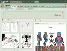 Tablet Screenshot of camito.deviantart.com