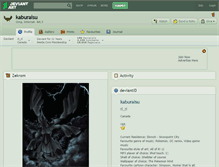 Tablet Screenshot of kaburaisu.deviantart.com