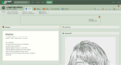 Desktop Screenshot of lingeringlullabys.deviantart.com