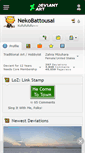 Mobile Screenshot of nekobattousai.deviantart.com