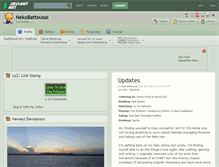 Tablet Screenshot of nekobattousai.deviantart.com