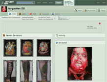 Tablet Screenshot of morgueman138.deviantart.com