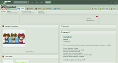 Desktop Screenshot of gypsydust.deviantart.com
