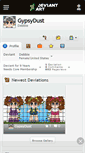 Mobile Screenshot of gypsydust.deviantart.com