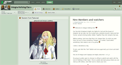 Desktop Screenshot of integra-hellsing-fan.deviantart.com