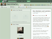 Tablet Screenshot of integra-hellsing-fan.deviantart.com