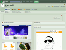 Tablet Screenshot of dejavu-khalil.deviantart.com