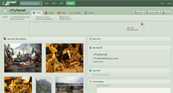 Desktop Screenshot of j-fryparnell.deviantart.com