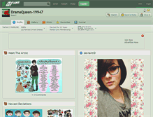 Tablet Screenshot of dramaqueen-19947.deviantart.com