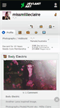 Mobile Screenshot of missmillieclaire.deviantart.com