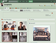 Tablet Screenshot of georgiamaisx.deviantart.com
