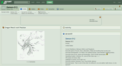 Desktop Screenshot of demon-012.deviantart.com
