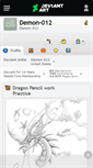 Mobile Screenshot of demon-012.deviantart.com