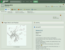 Tablet Screenshot of demon-012.deviantart.com