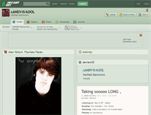 Tablet Screenshot of candy-is-kool.deviantart.com