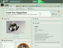 Tablet Screenshot of alegas.deviantart.com