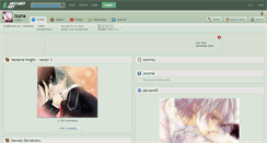 Desktop Screenshot of izuna.deviantart.com