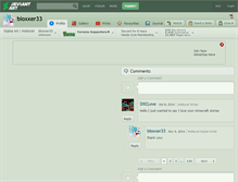 Tablet Screenshot of bloxxer33.deviantart.com