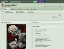 Tablet Screenshot of misanthropicdeath.deviantart.com