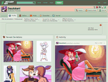 Tablet Screenshot of dasutobani.deviantart.com