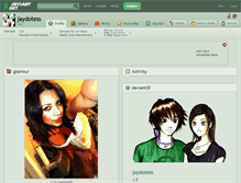 Tablet Screenshot of jaydotess.deviantart.com