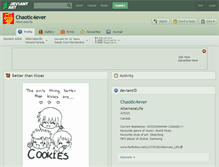 Tablet Screenshot of chaotic4ever.deviantart.com