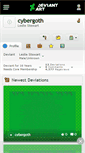 Mobile Screenshot of cybergoth.deviantart.com