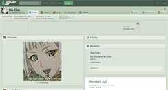 Desktop Screenshot of dio-club.deviantart.com