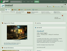 Tablet Screenshot of choudryarif.deviantart.com