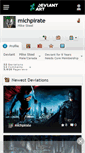 Mobile Screenshot of michpirate.deviantart.com