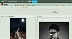 Desktop Screenshot of an9el33.deviantart.com