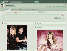 Tablet Screenshot of flawlessswift.deviantart.com