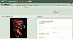 Desktop Screenshot of blackkingx.deviantart.com
