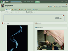 Tablet Screenshot of grooveboxx.deviantart.com